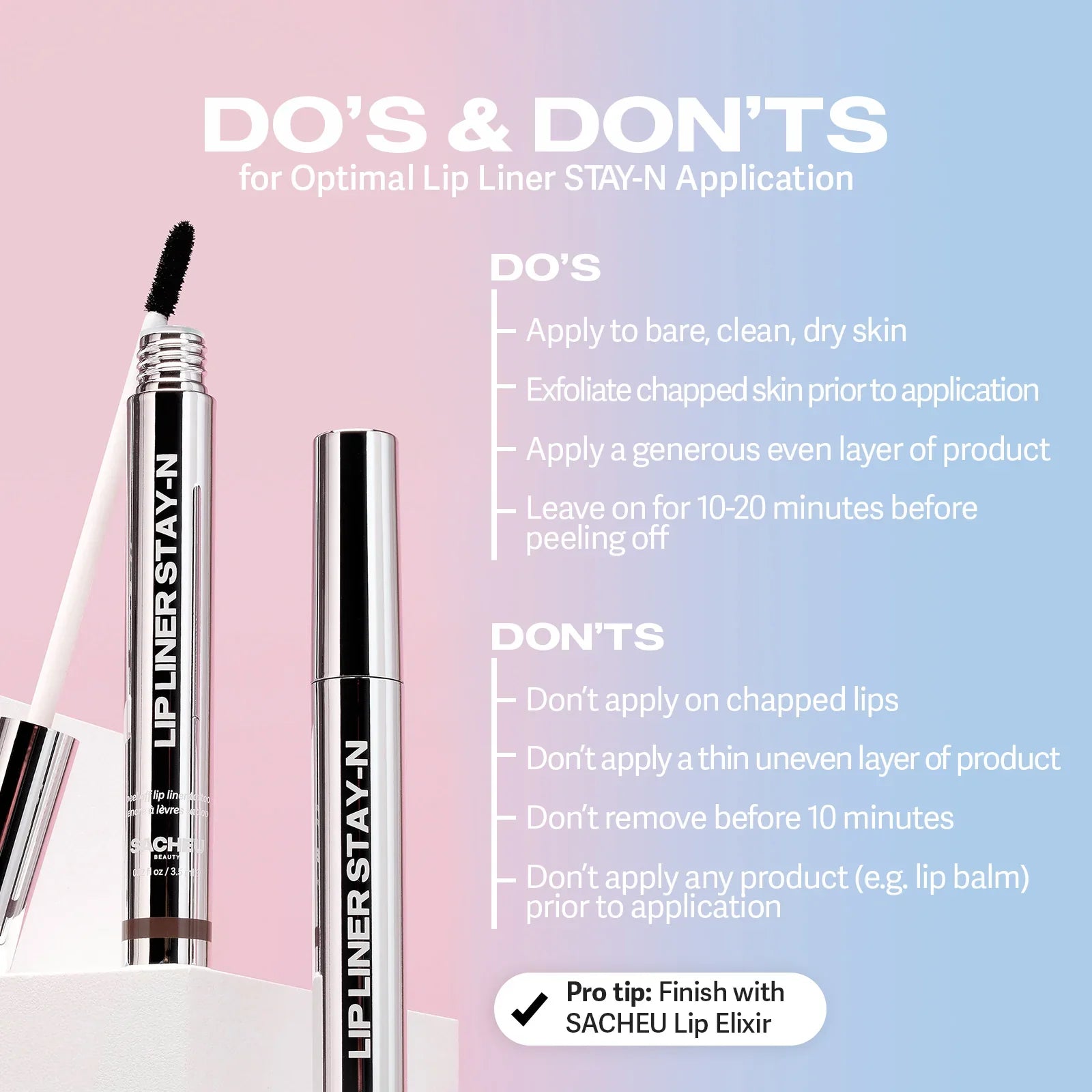 Peel-Off Lip Liner Stain
