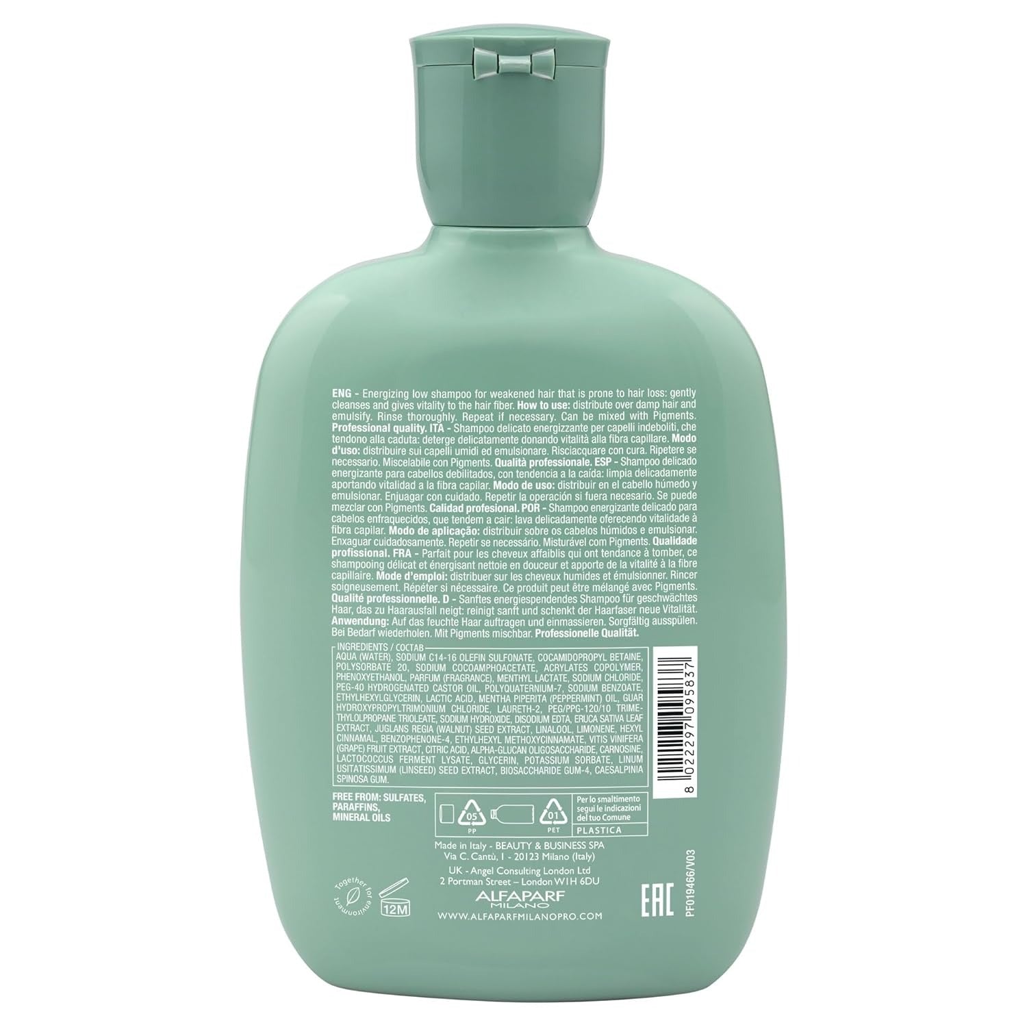 Alfaparf Semi Di Lino Scalp Rebalance Dandruff Purifying Low Shampoo