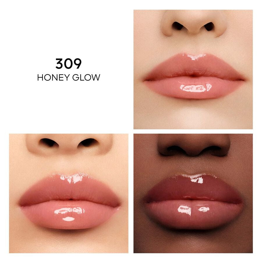 Guerlain KissKiss Bee Glow Oil – 92 % Natural-Origin Honey Tint Lip Oil