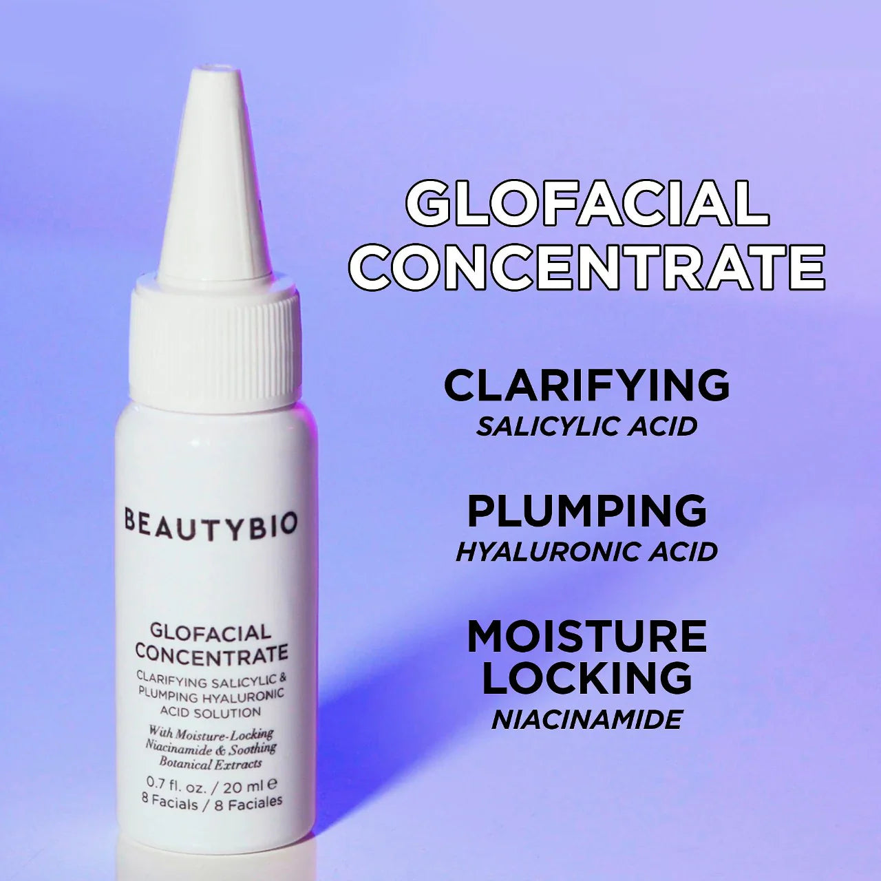GLOfacial Hydro-Infusion Pore Cleansing + Blue LED Clarifying Tool