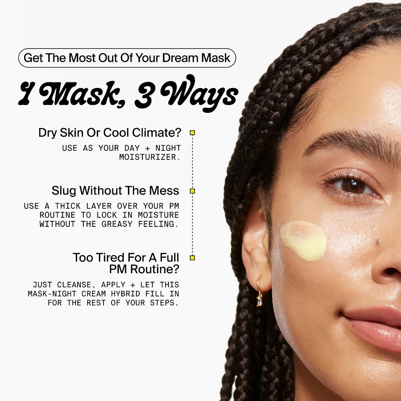 Superberry Hydrate + Glow Dream Night Cream + Mask with Vitamin C