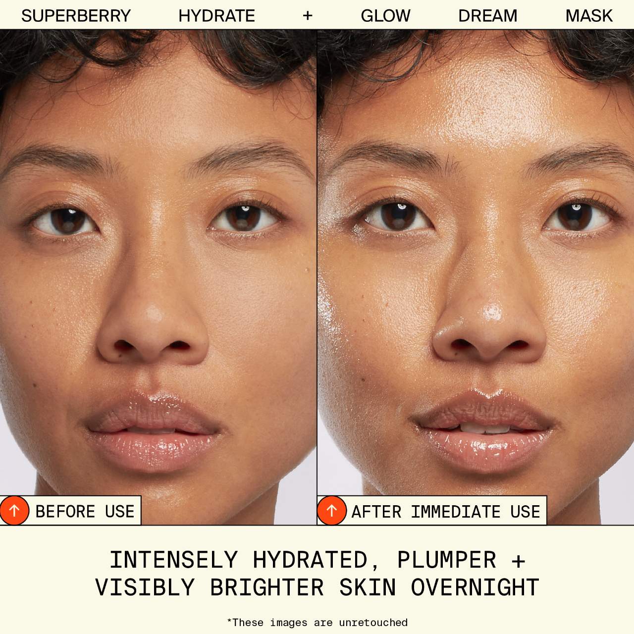 Superberry Hydrate + Glow Dream Night Cream + Mask with Vitamin C