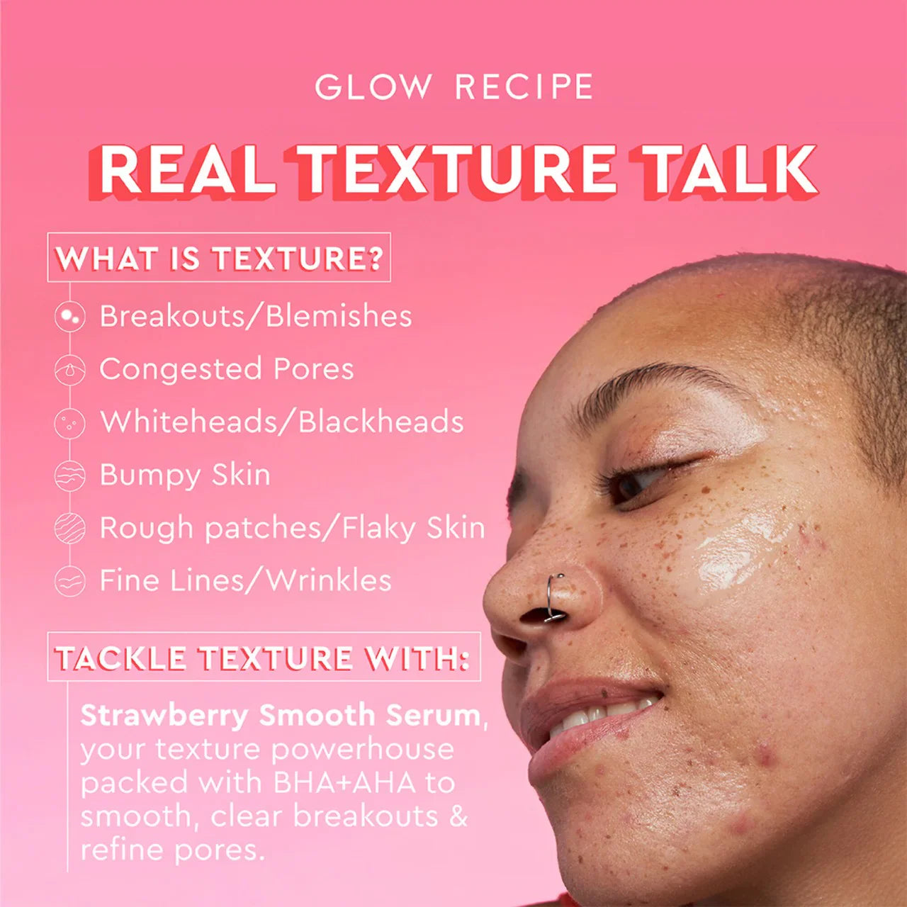 Strawberry Smooth BHA + AHA Salicylic Acid Serum