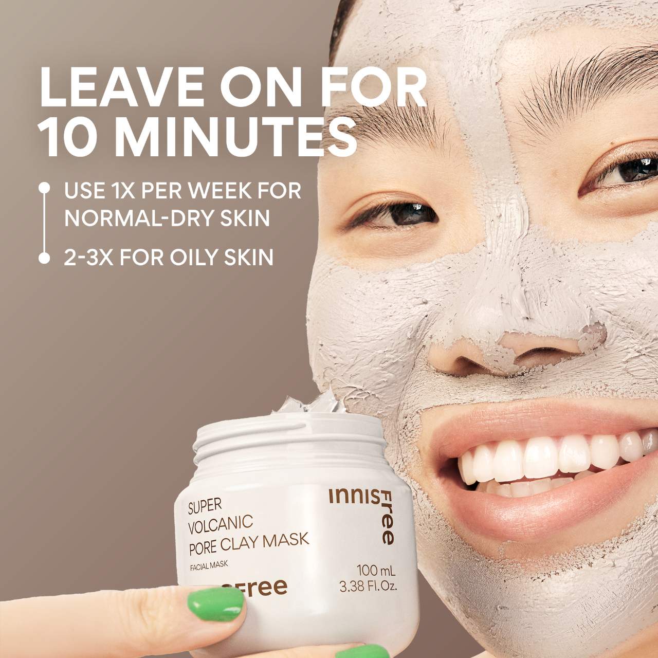 Super Volcanic AHA Pore Clearing Clay Mask