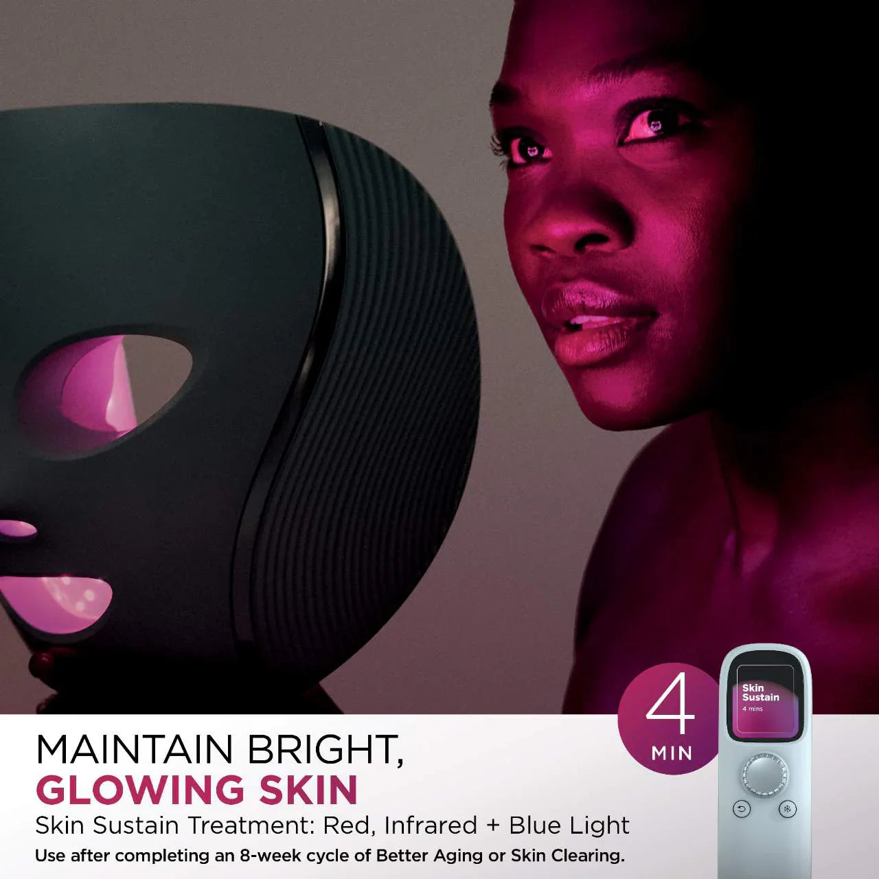 CryoGlow™ Cooling + LED Face Mask