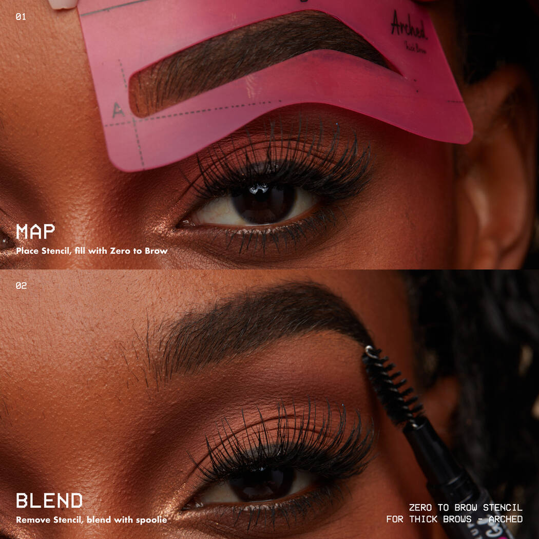 Eyebrow Stencil Set “Zero to Brow”